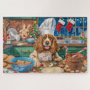 Puzzle Anglais Cocker Spaniel Vacances Baking : Noël
