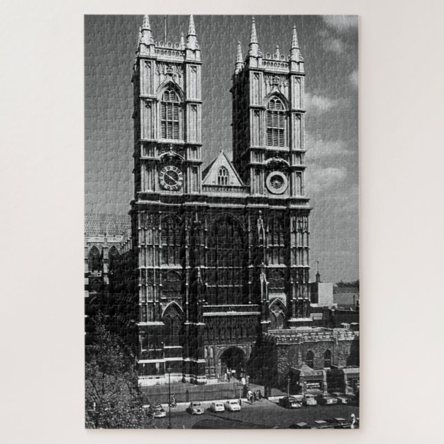 Puzzle Angleterre vintage Abbaye de Westminster (Vertical)