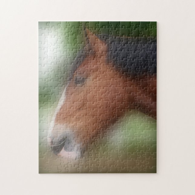 Puzzle Animal à visage de cheval de Shire (Vertical)