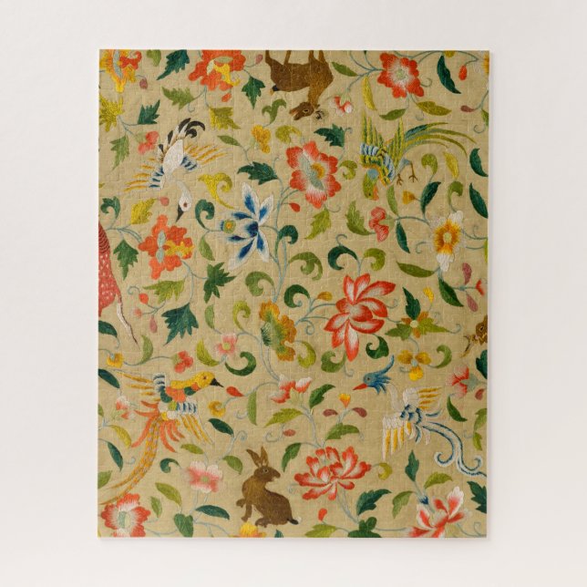 Puzzle Animal Antique Cheval Oiseau Deer Rabbit (Vertical)