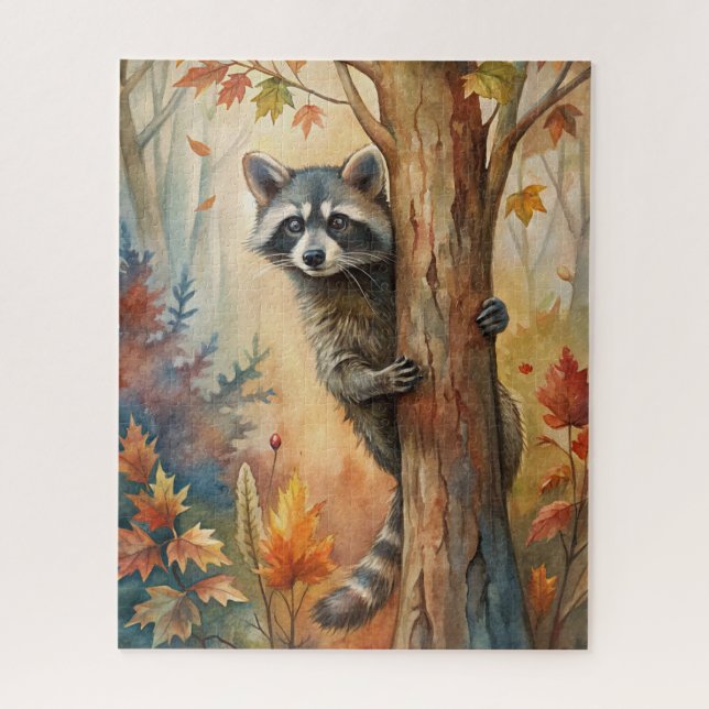 Puzzle animal d'automne (Vertical)