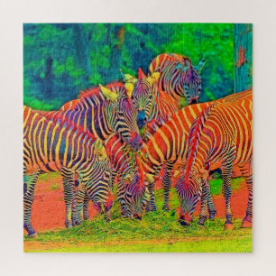 Puzzle AnimalColor_Zebra_002