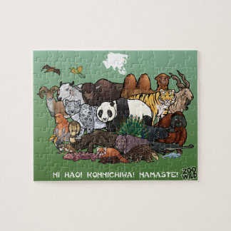 Puzzle Animaux asiatiques - casse-tête