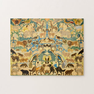 Puzzle Animaux d'art folklorique américain vintage