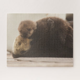 Puzzle Animaux de bébés cutest   Pompe Otter nouveau-né