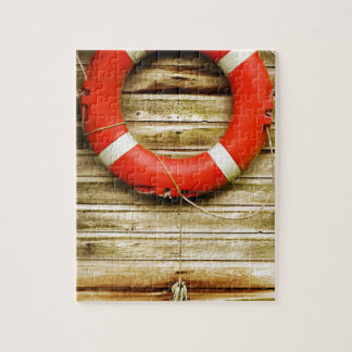 Puzzle Anneau de vie rouge nautique