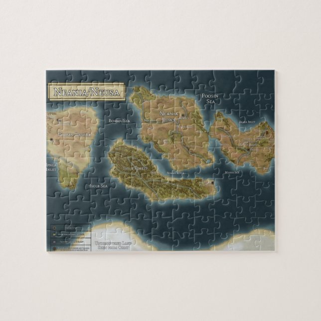 Puzzle Année 642 Neania/Neusa Carte Couverture Art (Horizontal)