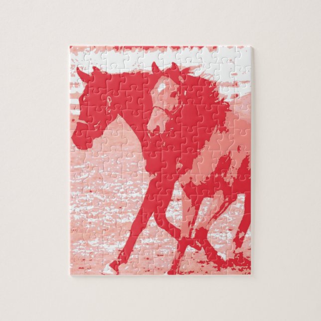Puzzle Année du Cheval Nouvel An chinois (Vertical)