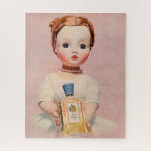Puzzle Années 1950 Yardley et Madame Alexander doll