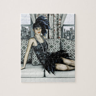 Puzzle Années folles Années Vintage Rétro 20ème 30ème Ann