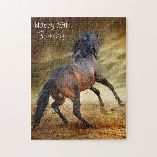 Puzzle Anniversaire 16 ans. (Vertical)