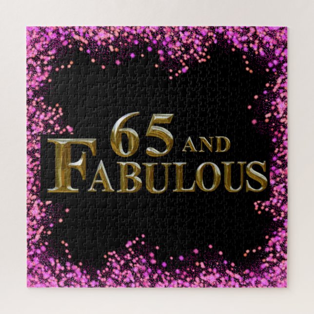 Puzzle Anniversaire 65 ans (Vertical)