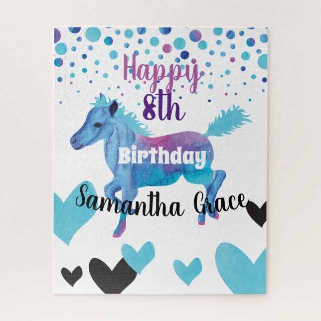 Puzzle Anniversaire des Coeurs et des Ponies (Vertical)