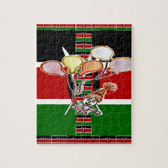 Puzzle anniversaire du Kenya (Vertical)