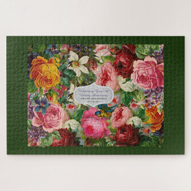 Puzzle Anniversaire mariage pour les parents qui aiment l (Horizontal)