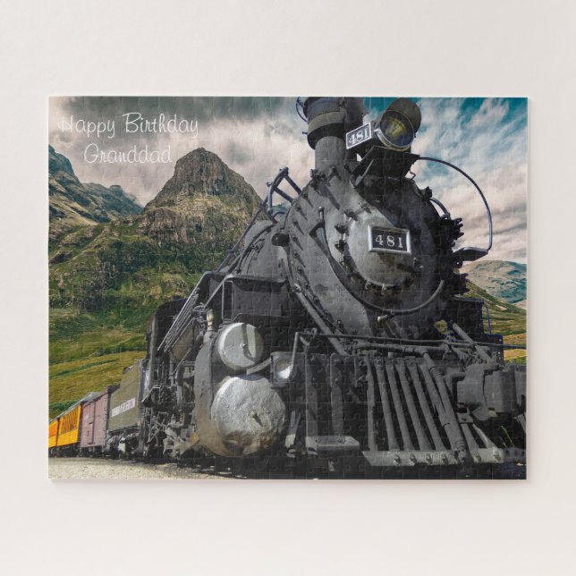 Puzzle Anniversaire Papy. (Horizontal)
