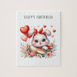 Puzzle Anniversaire Pilote Lapin