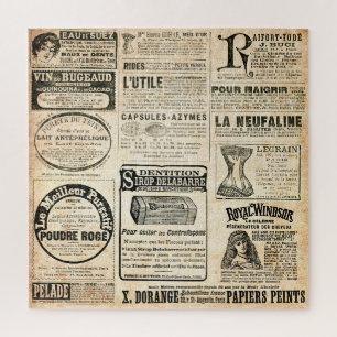 Puzzle Annonce de journal français 1897
