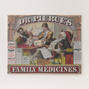 Puzzle Annonce Vintage Pour Le Dr Pierces Family Medicine