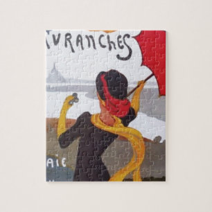 Puzzle Annonce vintage Voyage Français 1910