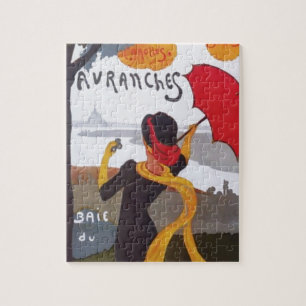 Puzzle Annonce vintage Voyage Français 1910 Illustration 
