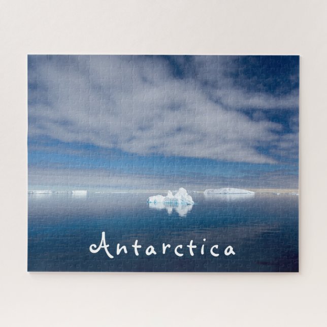 Puzzle Antarctique paysage photo de glace flottante avec  (Horizontal)