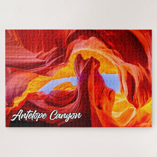 Puzzle Antelope Canyon, Page, Arizona, États-Unis (Horizontal)