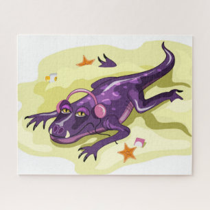 Puzzle Anteosaurus Bain De Soleil Avec Casque.