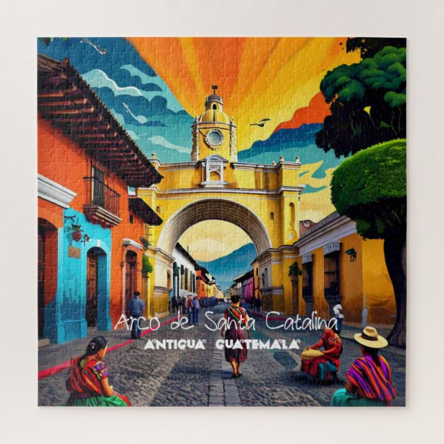 Puzzle Antigua Guatemala | Voyager Vintage (Vertical)