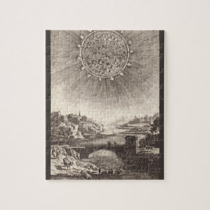 Puzzle Antique Astronomy Sky avec Soleil par Allain Malle