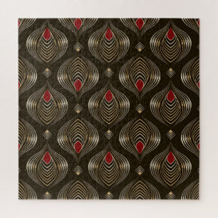 Puzzle Antique bronze : Élégance ornementale sans soudure