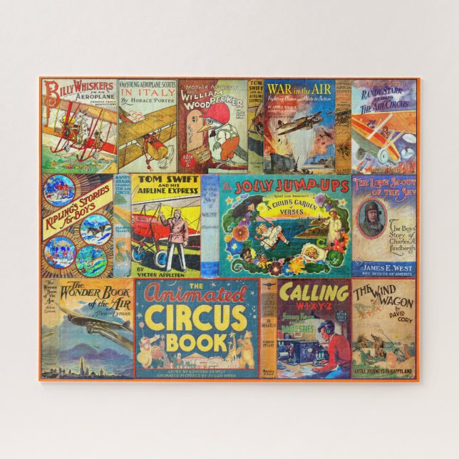 PUZZLE ANTIQUE JEUNES LECTEURS COVERS LIVRE (Horizontal)