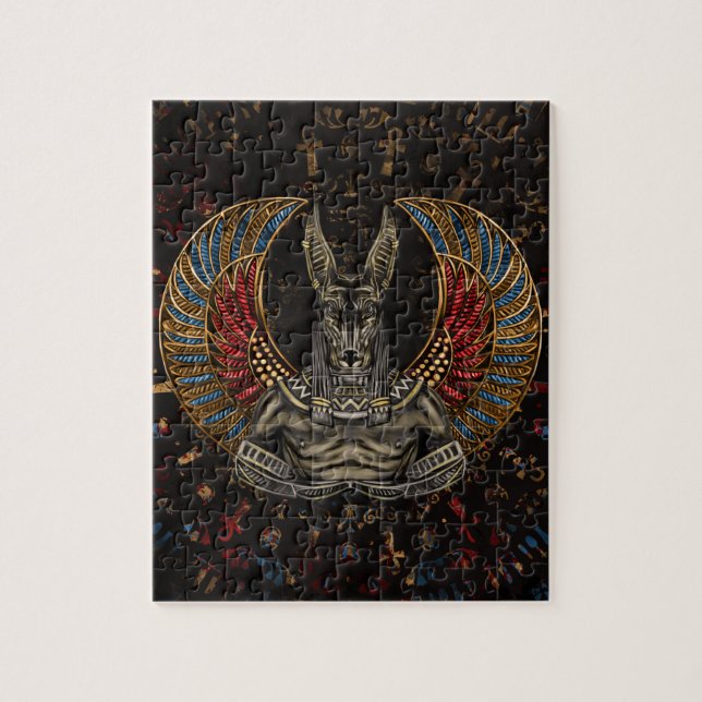 Puzzle Anubis - Dieu égyptien (Vertical)