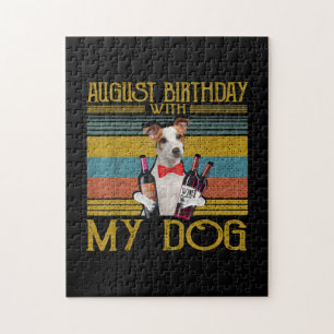 Puzzle Août Anniversaire Avec Mon Jack Russell Chien 2020