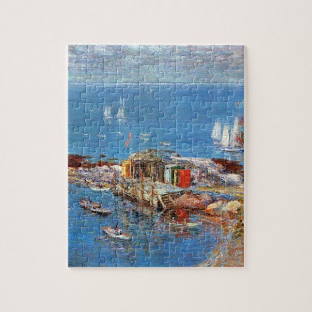 Puzzle Août Après-midi, Appledore par Childe Hassam (Vertical)