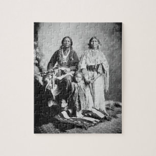 Puzzle Apache Antonio en chef Maria avec sa famille, 1897
