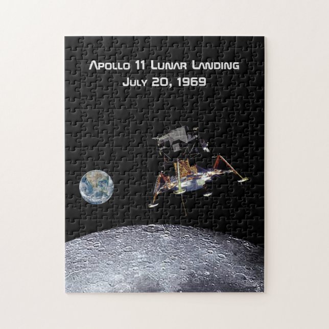 Puzzle Apollo 11 Débarquement lunaire (Vertical)