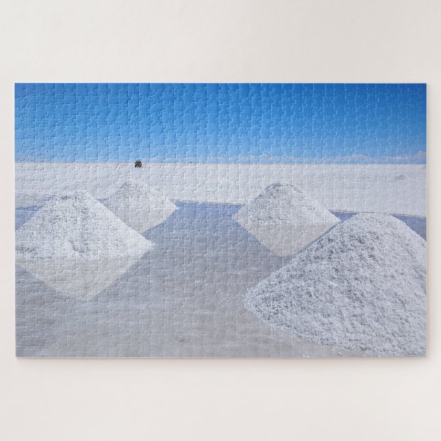 Puzzle Appartements de sel de Salar de Uyuni avec des (Horizontal)