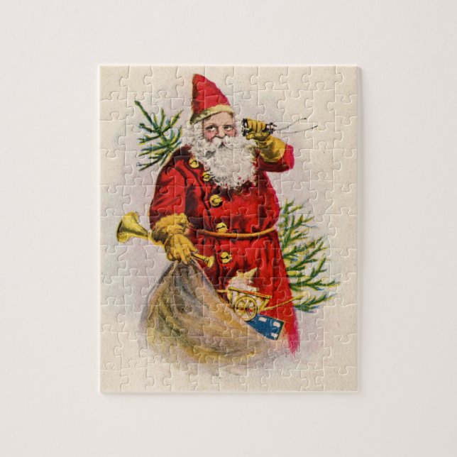 Puzzle Appel Père Noël vintage (Vertical)
