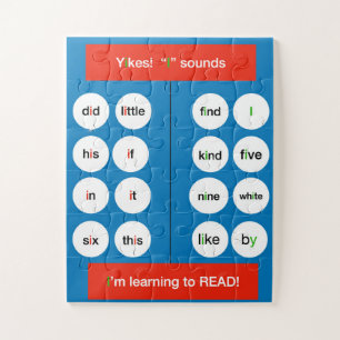 Puzzle Apprendre à lire la série, Sons de "I"