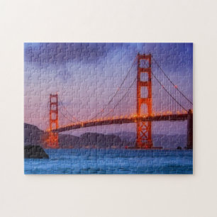 Puzzle Après coucher du soleil à la plage de Baker