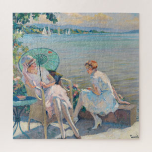Puzzle Après-midi d'été au lac   Edward Cucuel