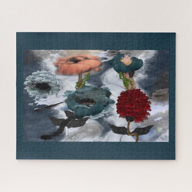 Puzzle Aquarelle Abstraite (Horizontal)