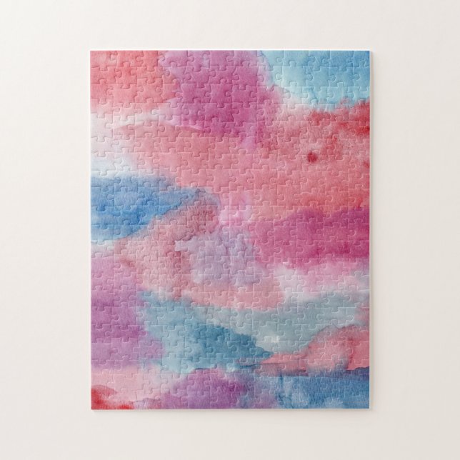 Puzzle Aquarelle Abstraite (Vertical)