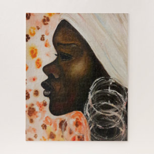 Puzzle Aquarelle - beauté africaine -