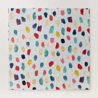 Puzzle Aquarelle Brush Strokes : Abstrait sans fil.