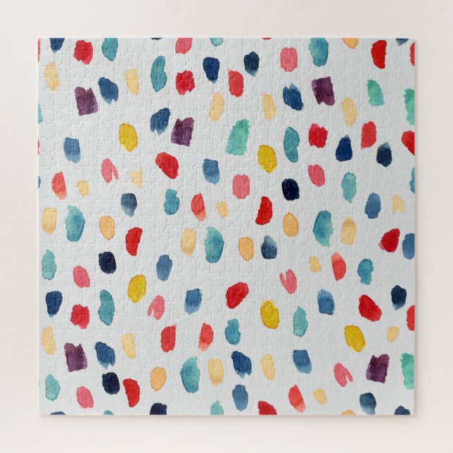 Puzzle Aquarelle Brush Strokes : Abstrait sans fil. (Vertical)