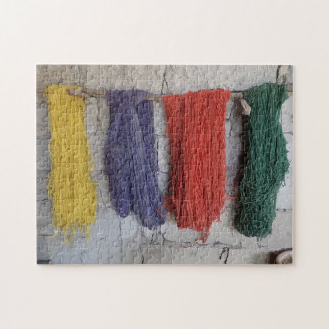 Puzzle Aquarelle de fils séchant (Horizontal)