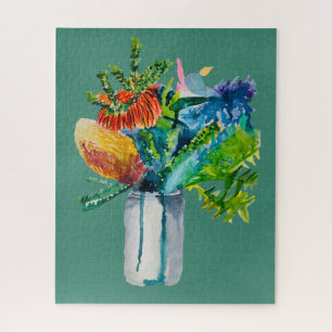 Puzzle Aquarelle de fleurs australiennes
