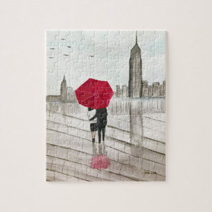 Puzzle Aquarelle de New York Manhattan NYC